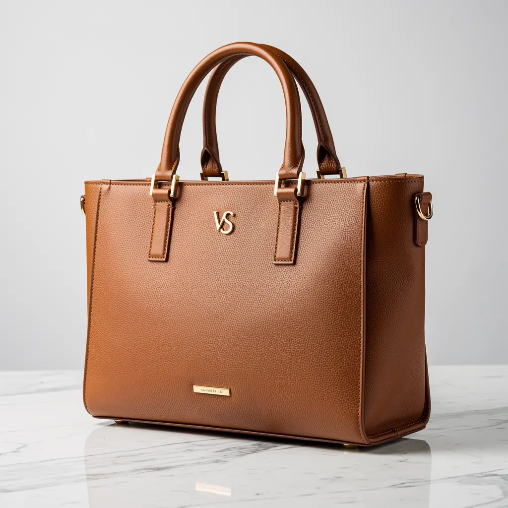 TOSCANA Tote Handtasche in Italian Cognac Leather