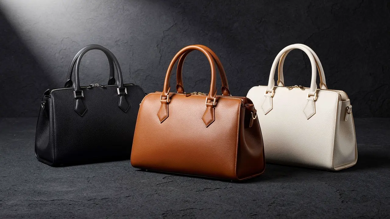 Kollektion luxuriöser Handtaschen